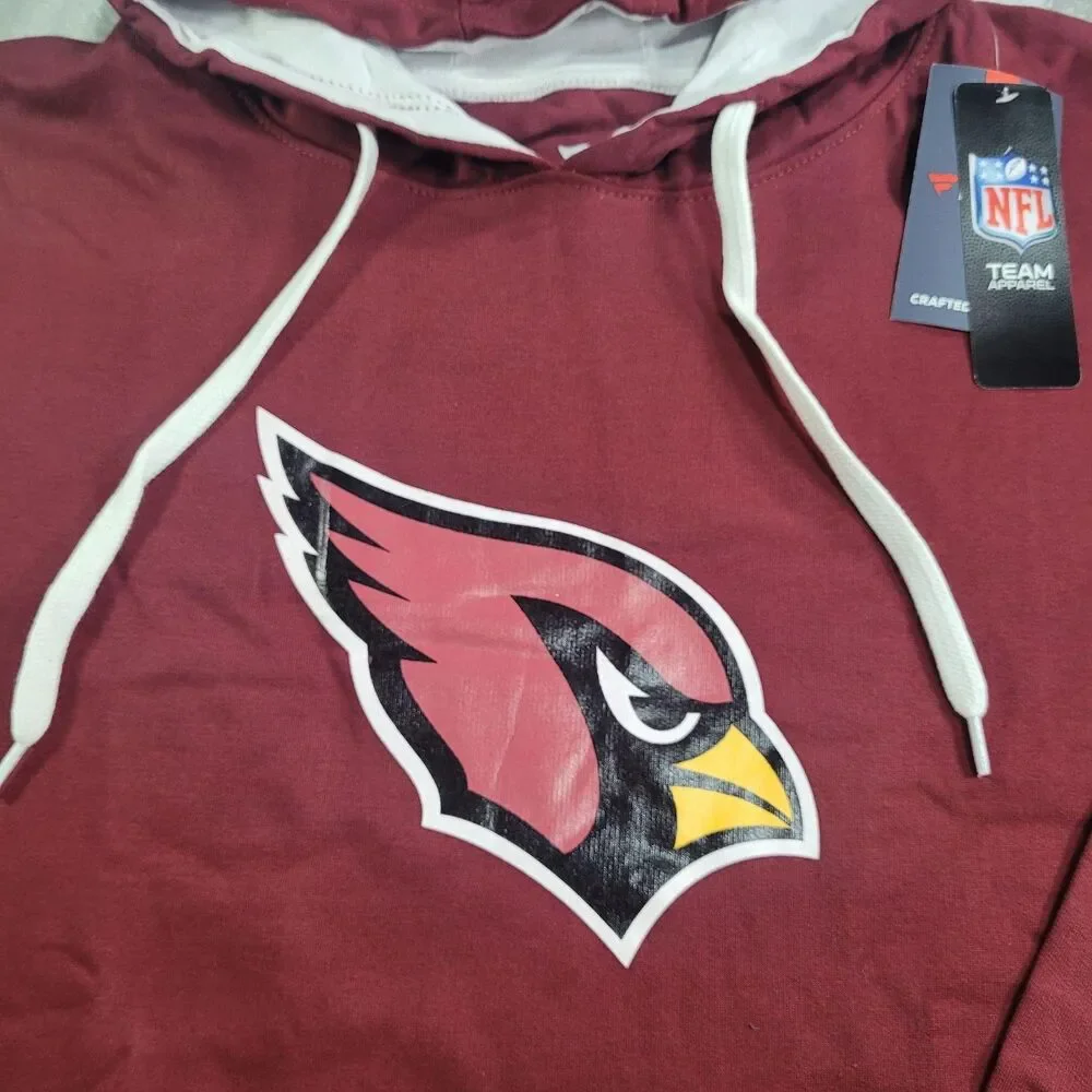 Arizona Cardinals Sweatshirt Mens XL Tall Red NFL Football Fanatics Pullover